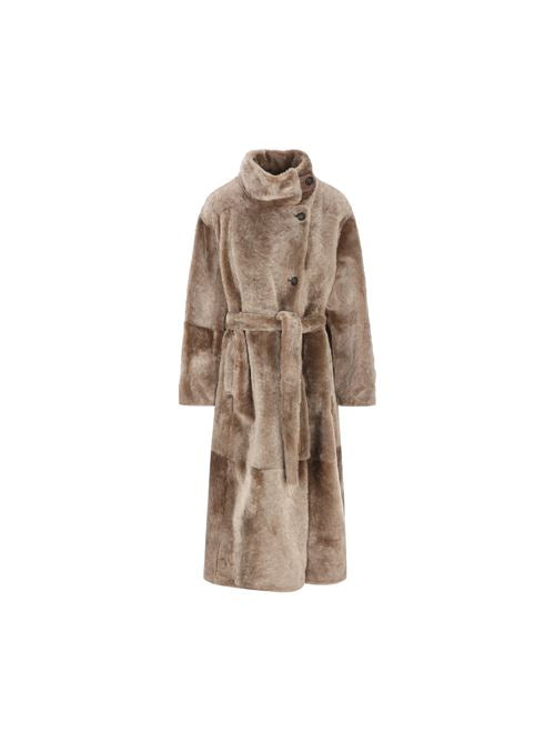 Cappotto realizzato in pelliccia