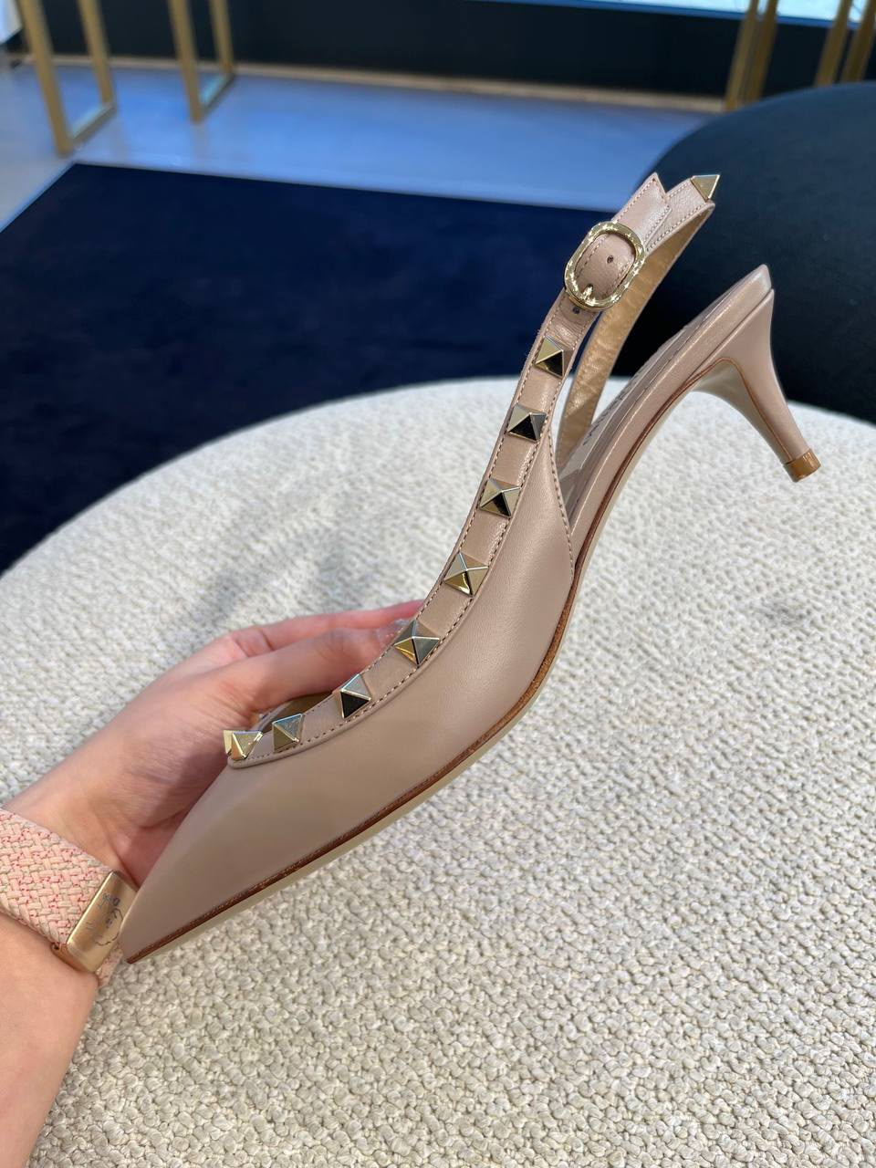 Rockstud Slingback Pump
