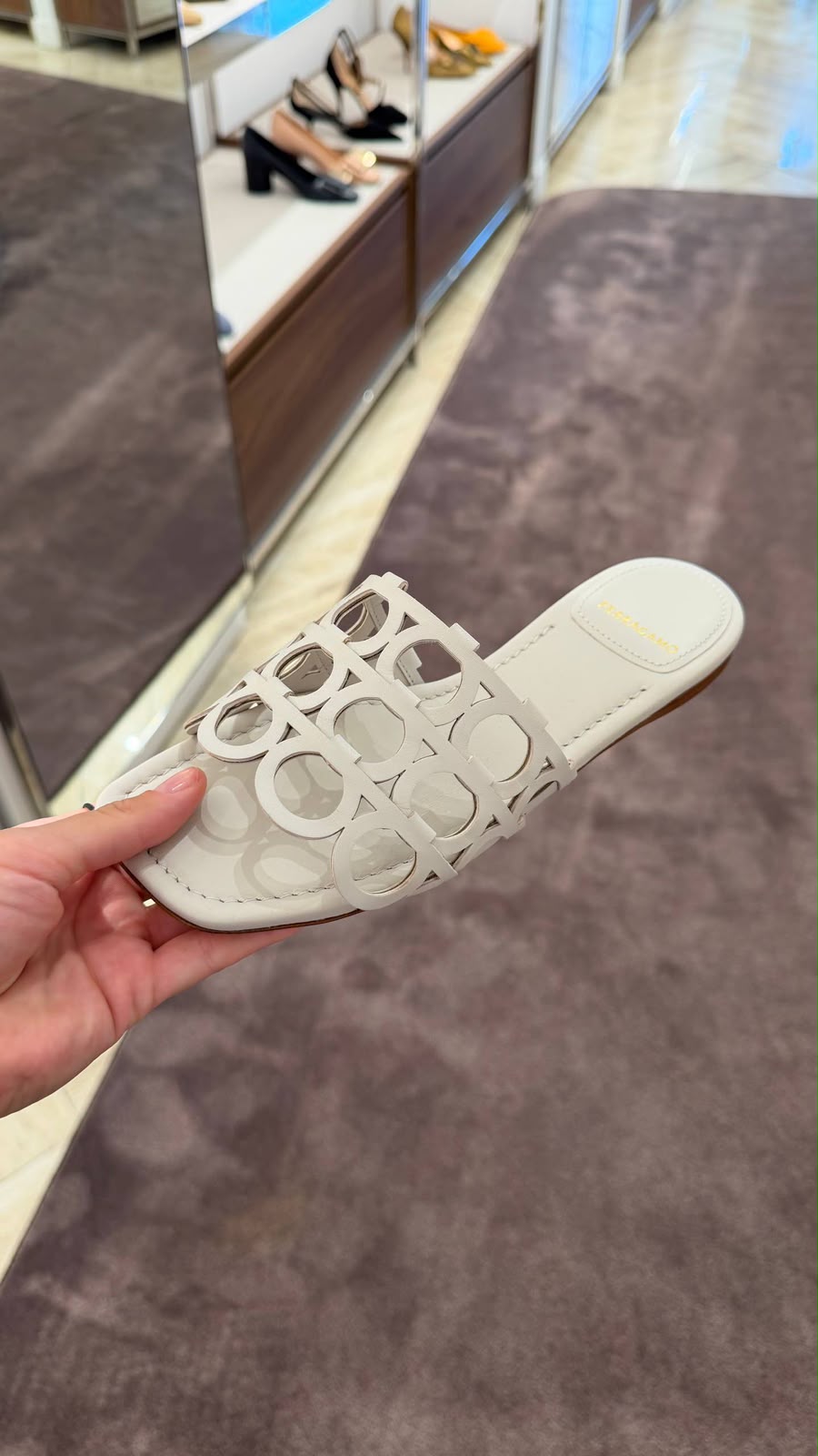 Gancini Slide Sandal