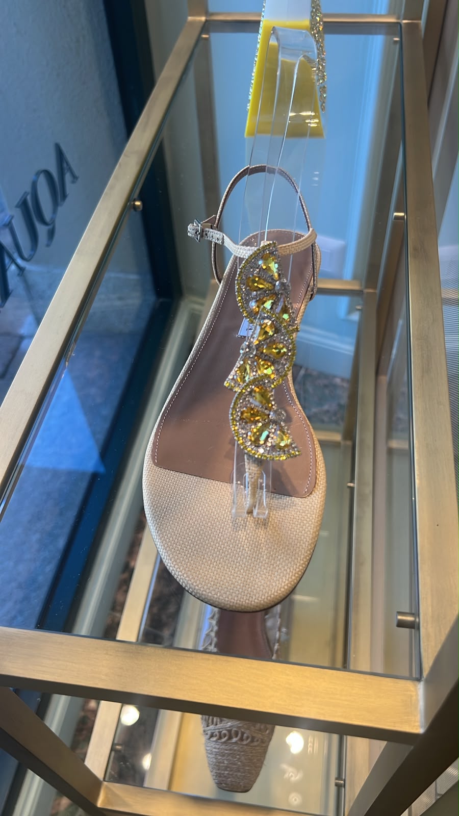 'Marga' Crystal-Embellished Thong Sandal