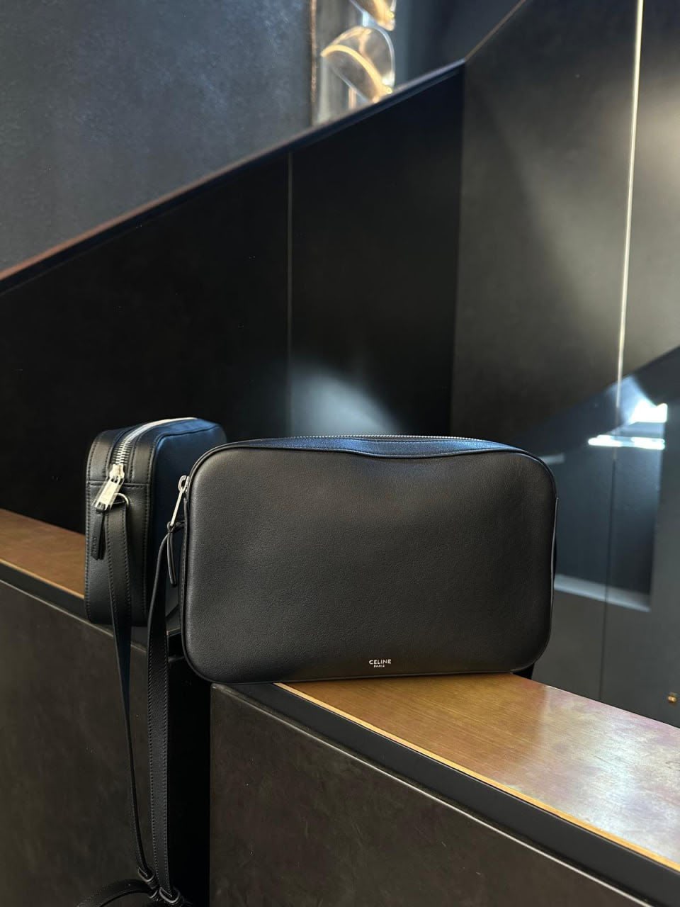 Messenger Bag in Grained Calfskin