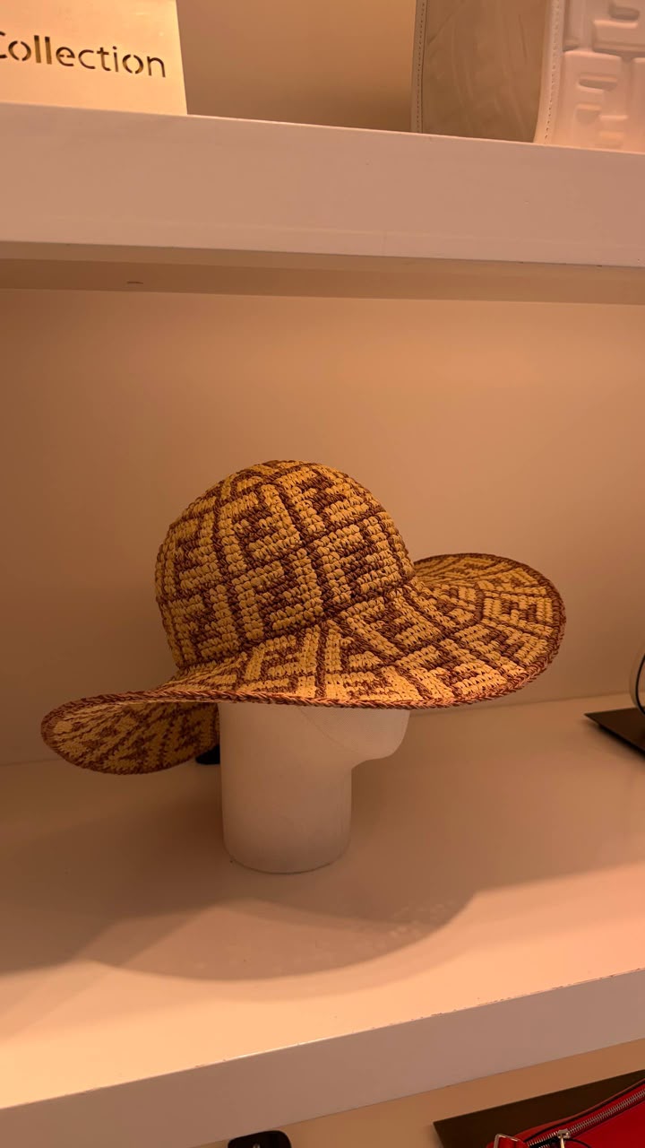 FF Logo Crochet Bucket Hat