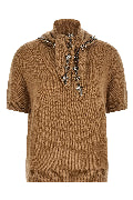 Jewel scarf sweater