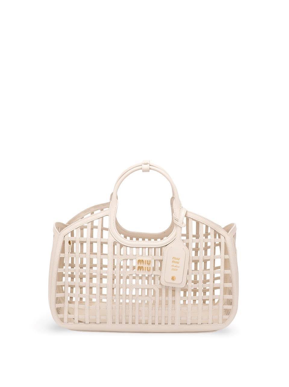 Archive 2009 Cut-Out Leather Tote Bag