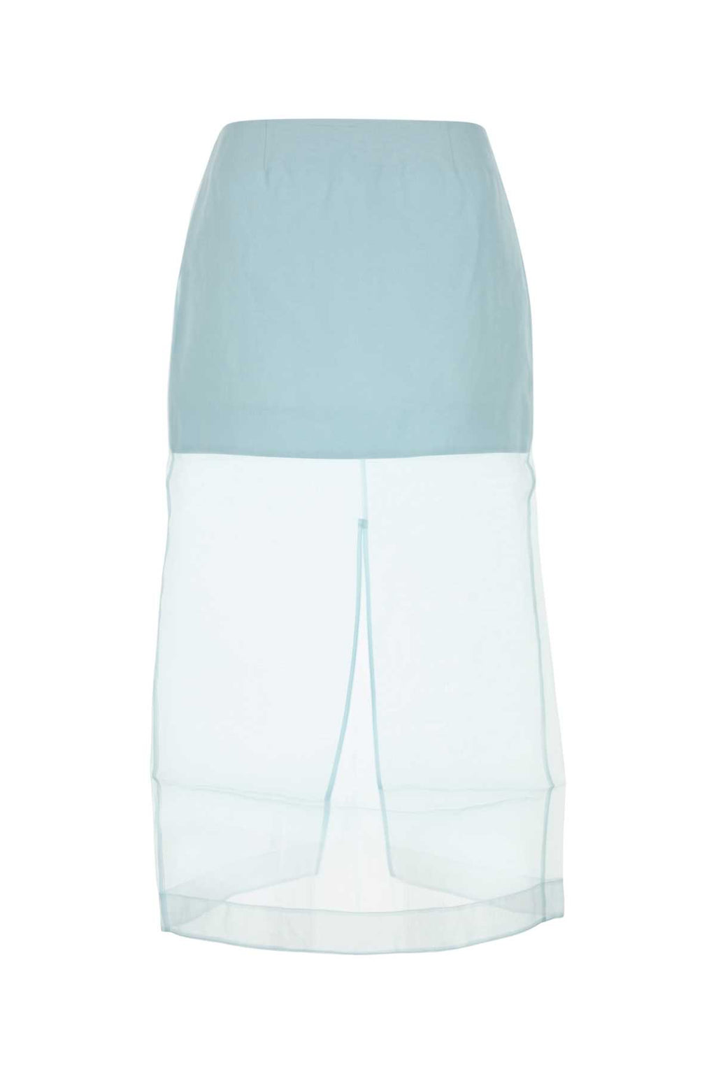 ZIMMERMANN CRUSH LAYERED PENCIL SKIRT For Women Exterior: 100% Silk Lining: 100% Cotton