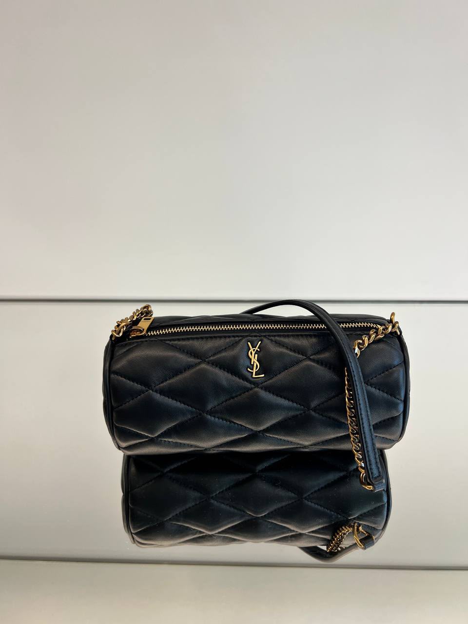 Jamie 4.3 Cylinder Bag in Quilted Lambskin