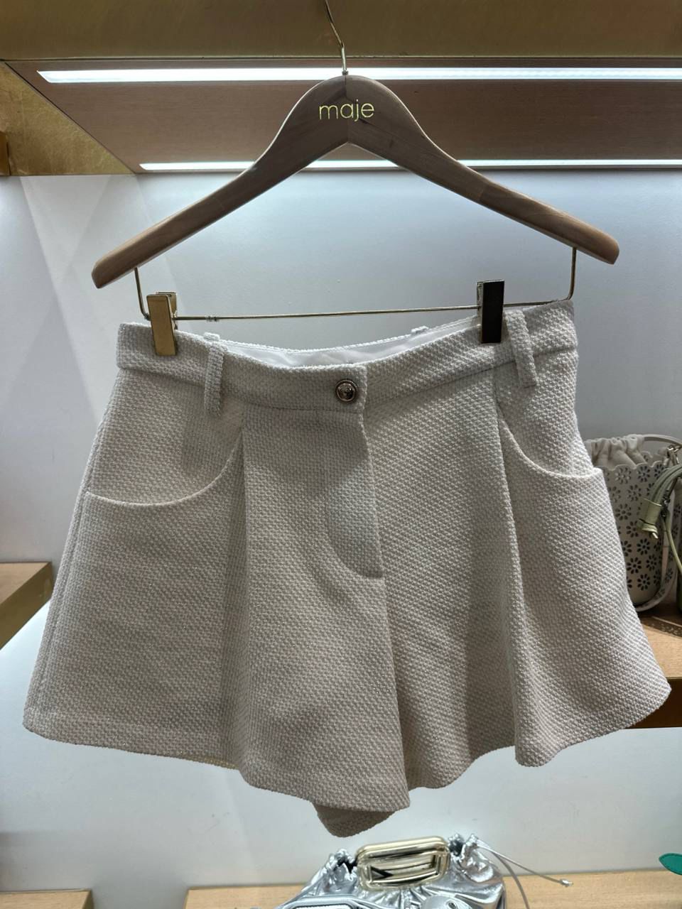 Tweed skort