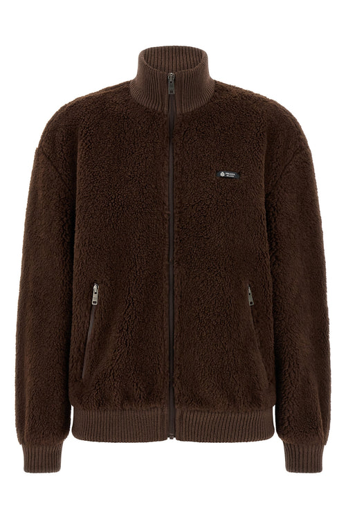 PRADA 'Teddy' fur jacket For Women 52% virgin wool, 48% polyamide