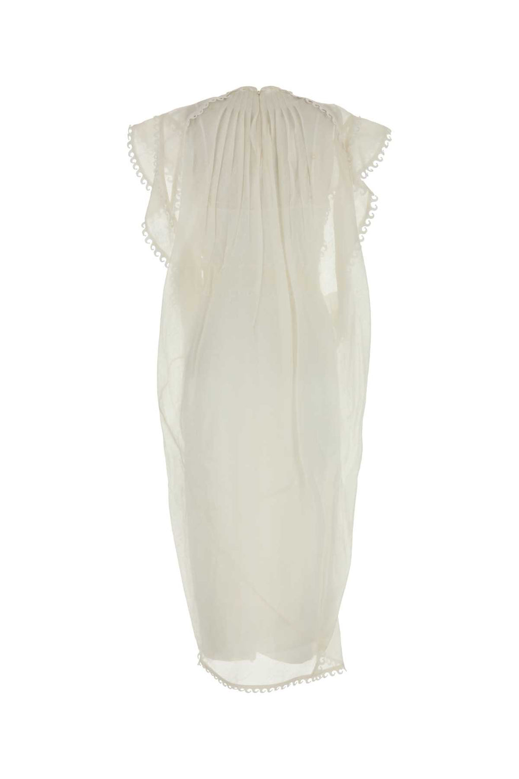 ZIMMERMANN BALANCE WATERFALL DRESS For Women Exterior: 52% Linen 48% Silk Lining: 100% Cotton