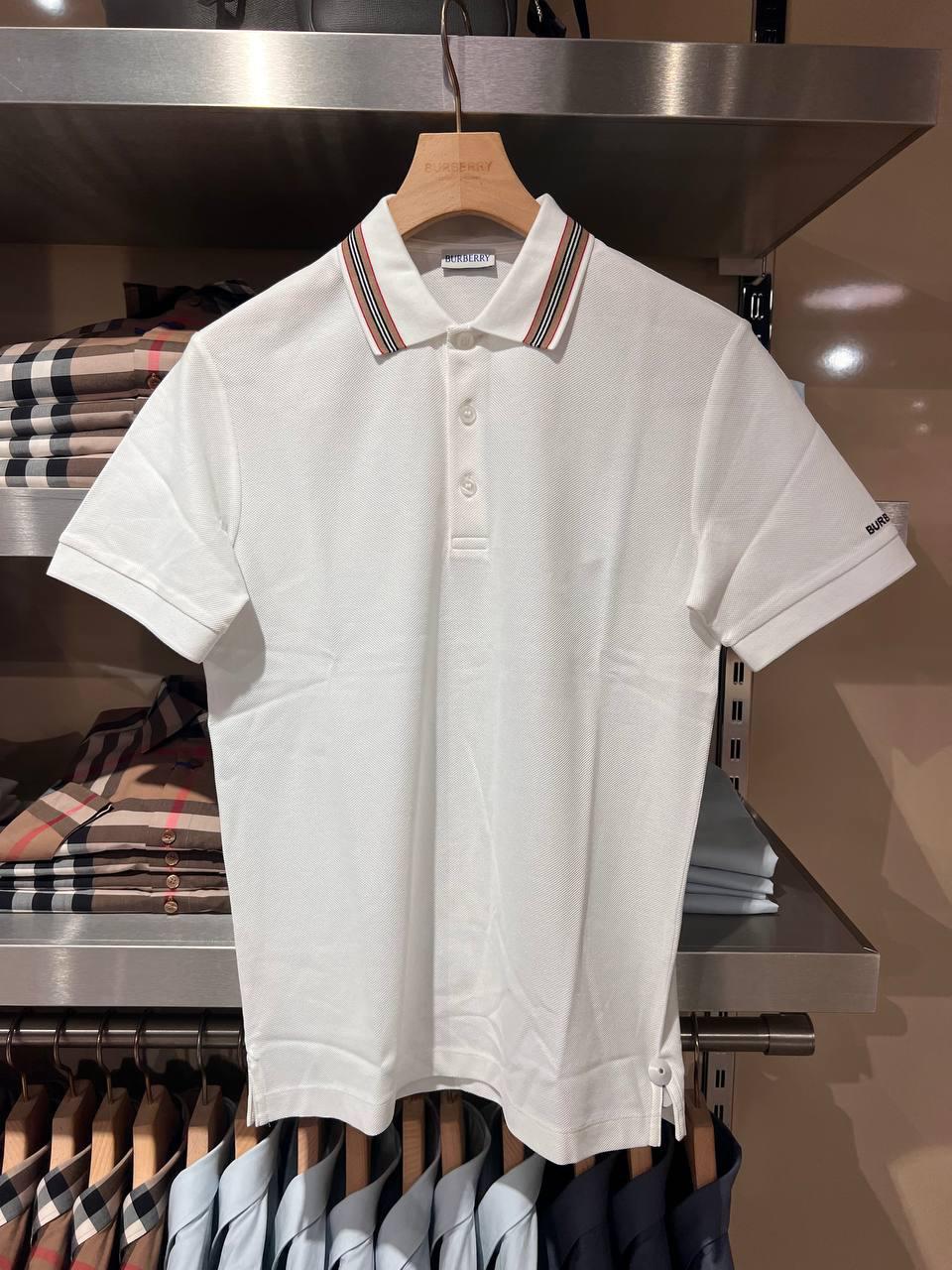 Icon Stripe Cotton Piqué Polo Shirt