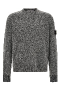 '5100050' crew neck sweater with logo badge