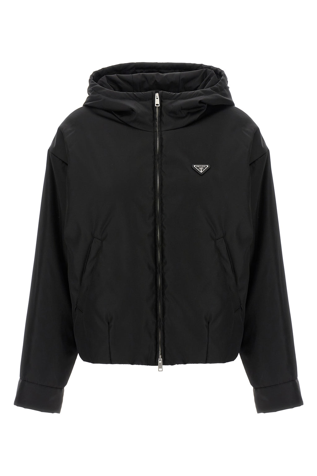 prada Re-Nylon hooded jacket