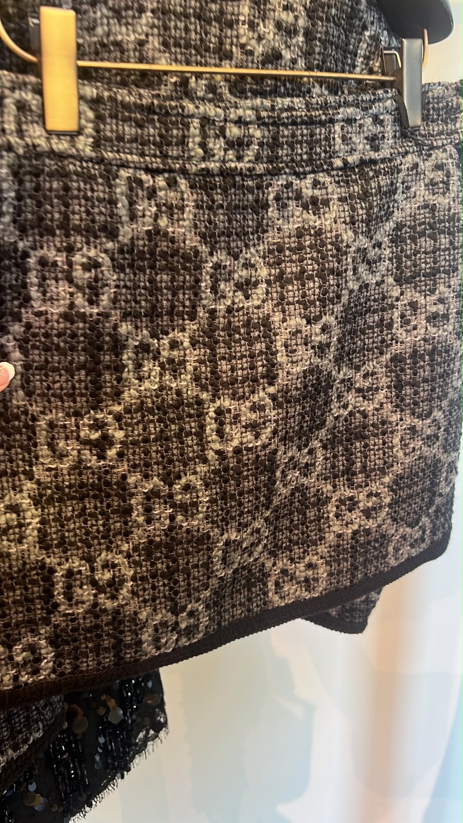 GG Tweed Mini Skirt