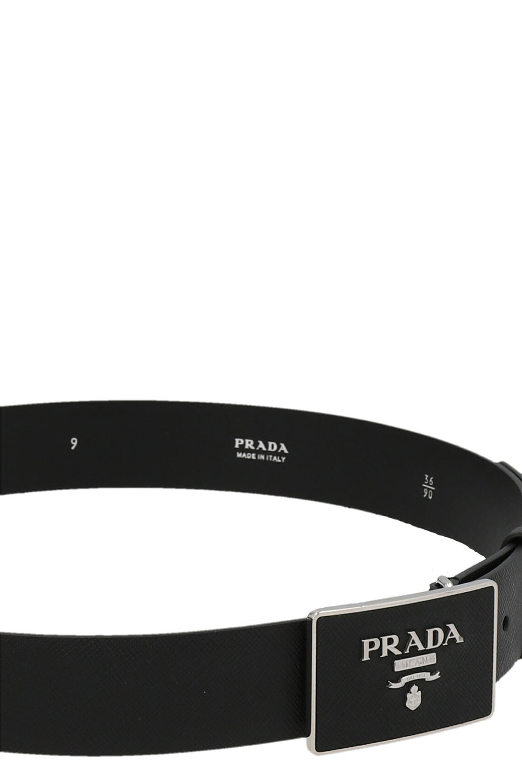 PRADA Logo belt For Men 100% leather