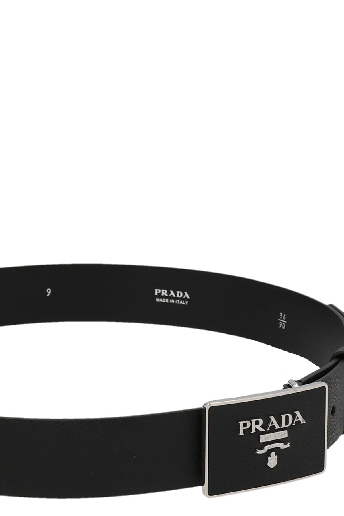 PRADA Logo belt For Men 100% leather