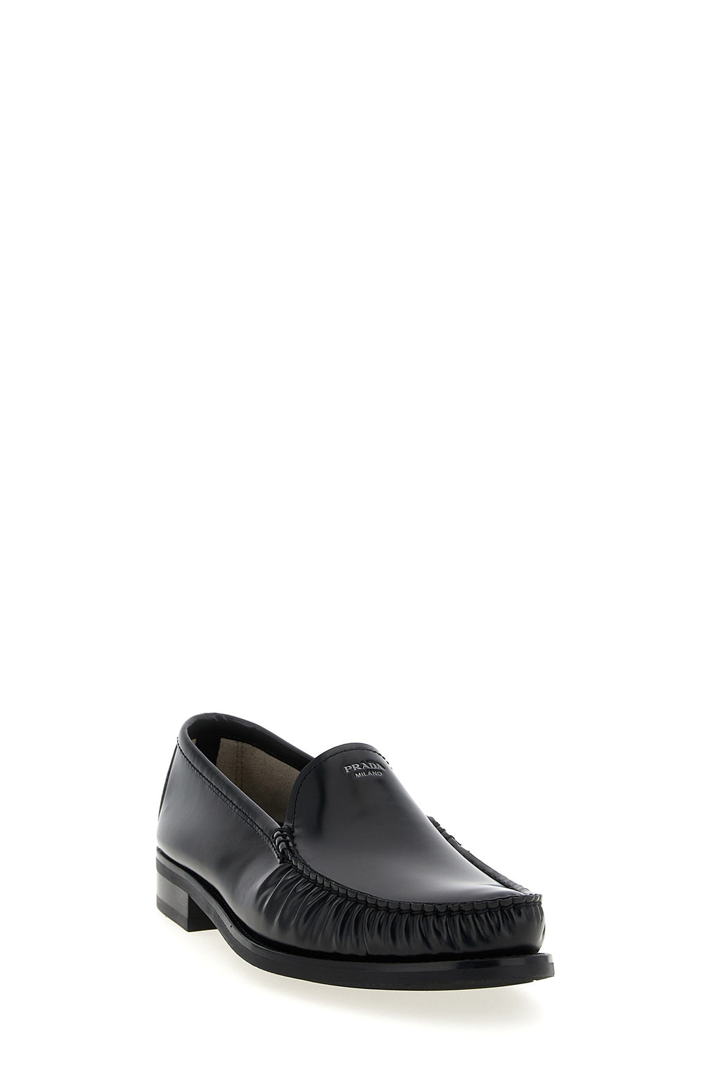 PRADA Leather loafers For Men 100% calfskin leather (Bos Taurus)