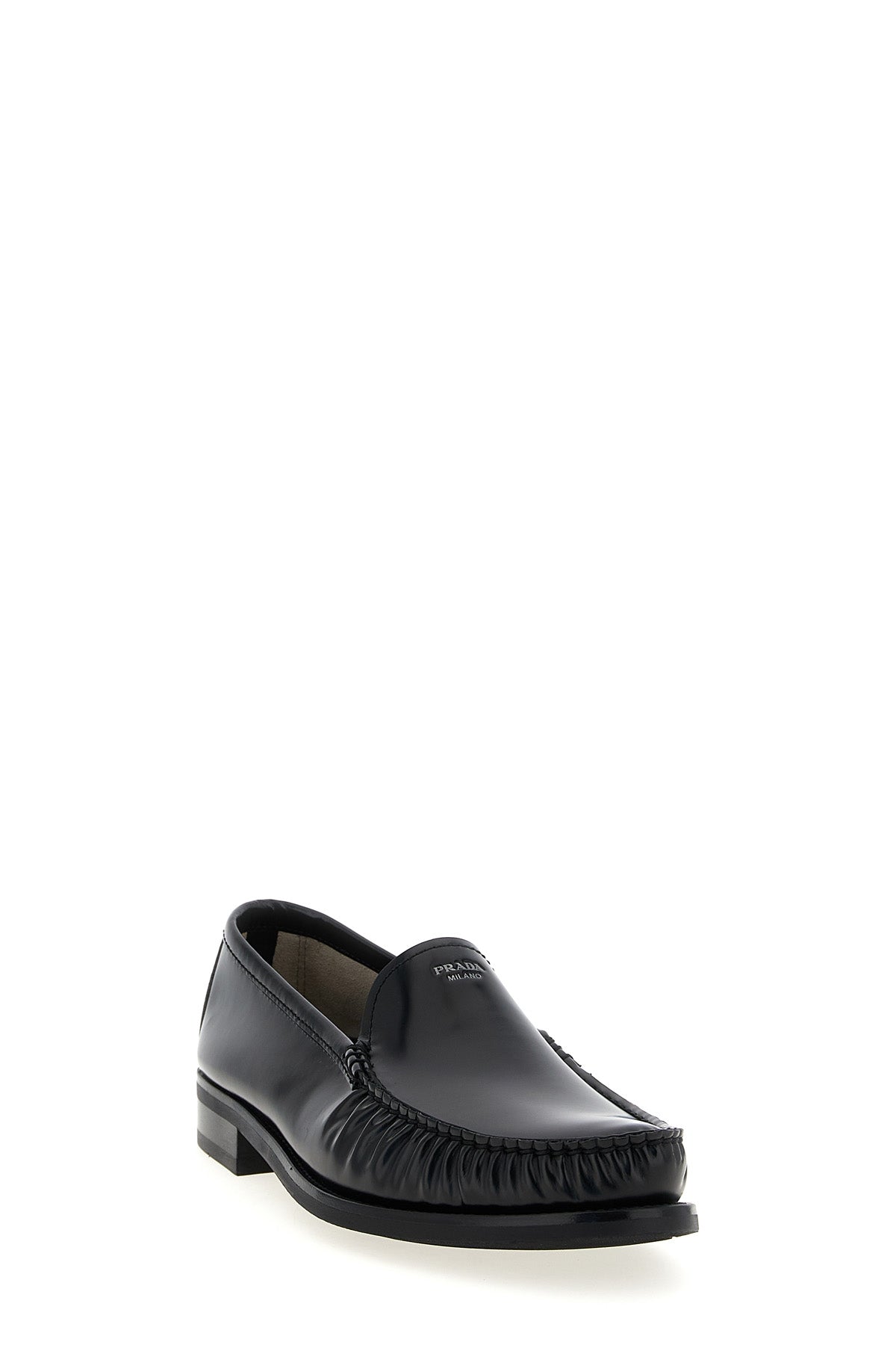 PRADA Leather loafers For Men 100% calfskin leather (Bos Taurus)
