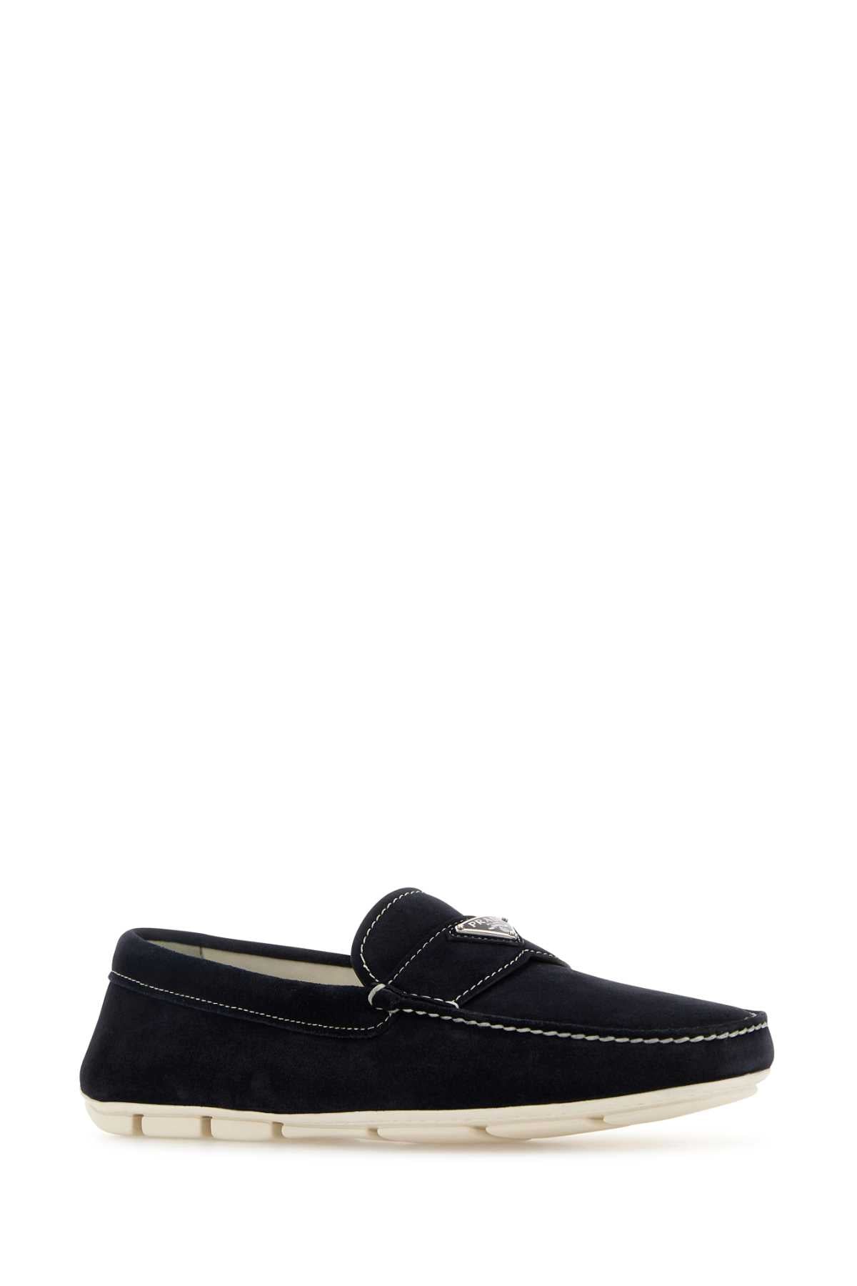 PRADA DRIVE For Men Exterior: 100% Suede Interior: 100% Leather Sole: Rubber