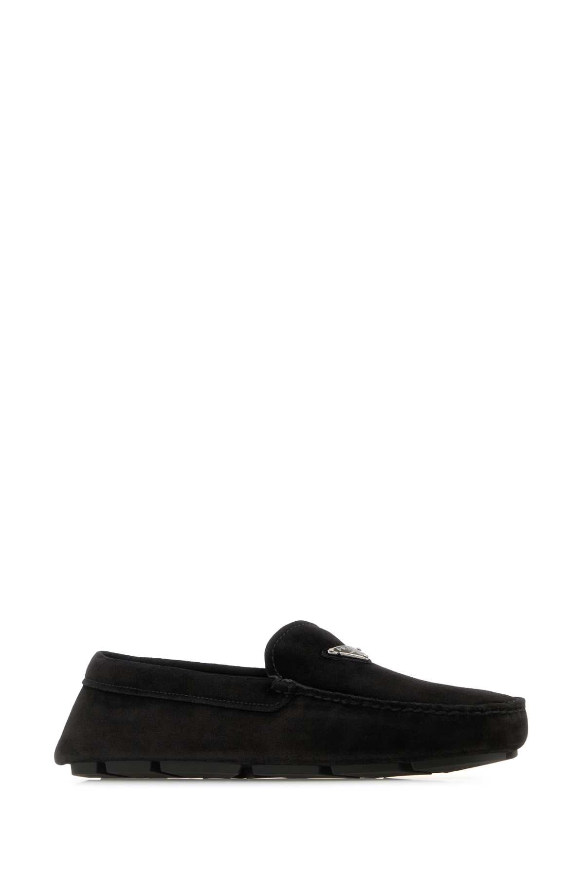 PRADA DRIVE For Men Exterior: 100% Suede Interior: 100% Leather Sole: Rubber
