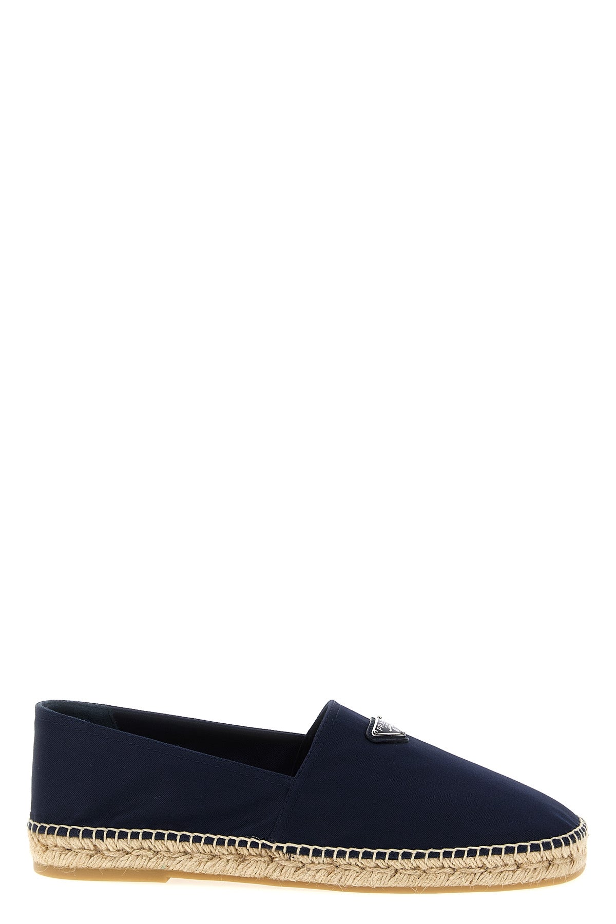 PRADA Logo tringolo espadrilles For Men 100% cotton