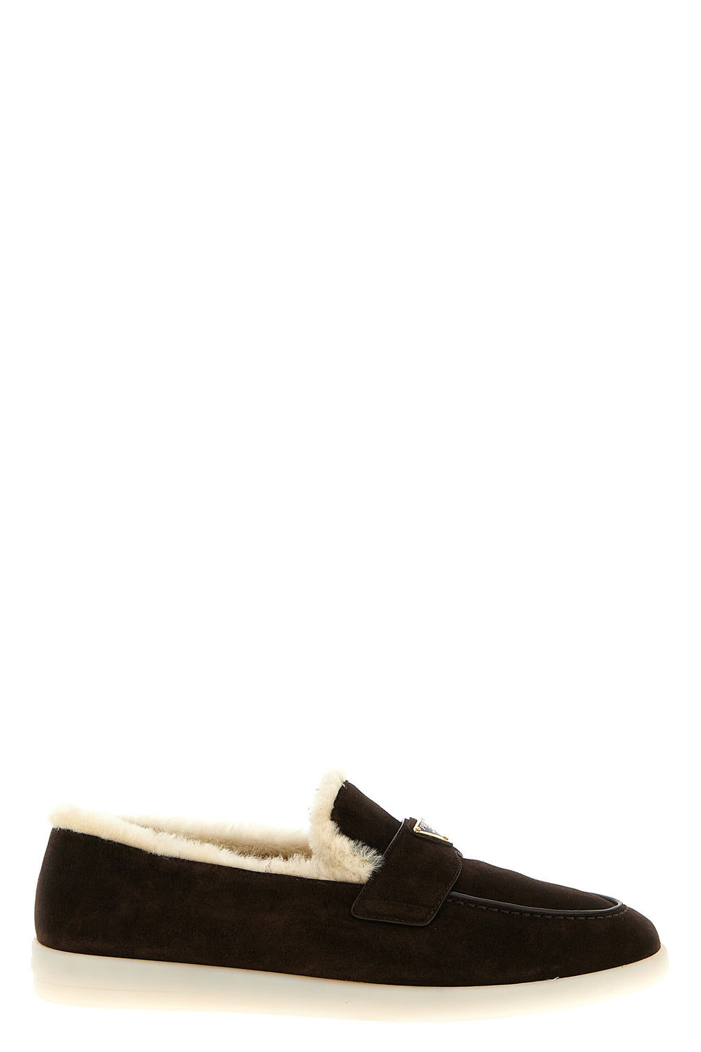 PRADA Suede loafers For Men 100% calfskin leather (Bos Taurus)