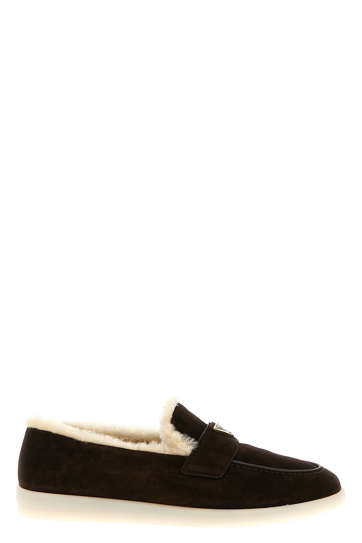 PRADA Suede loafers For Men 100% calfskin leather (Bos Taurus)