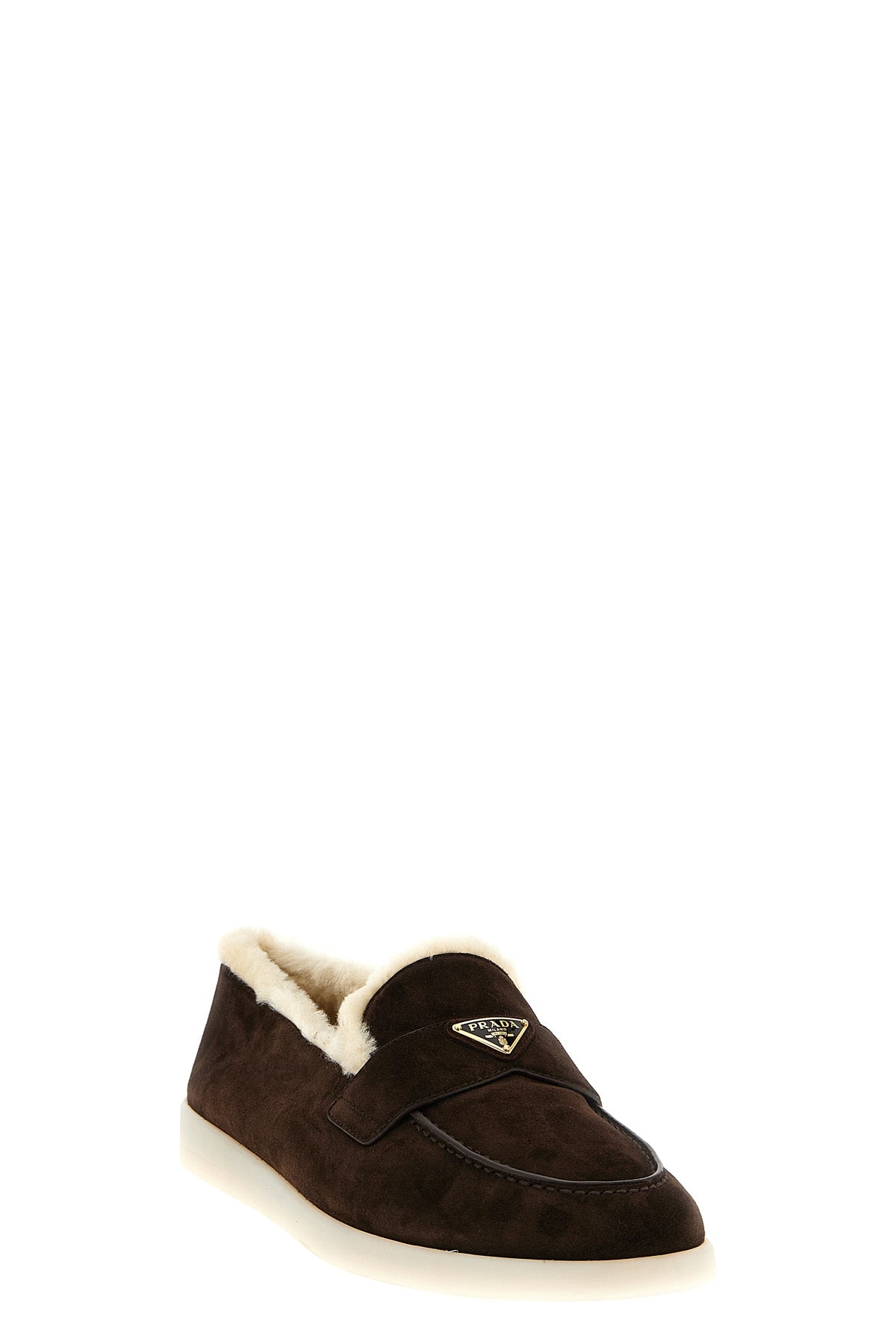PRADA Suede loafers For Men 100% calfskin leather (Bos Taurus)