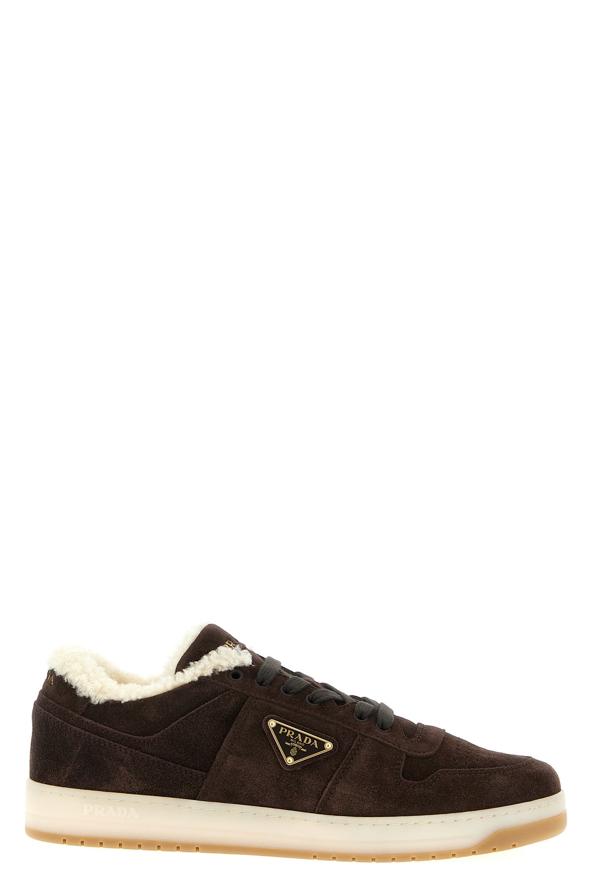 PRADA 'Downtown' sneakers For Men 100% calfskin leather (Bos Taurus)