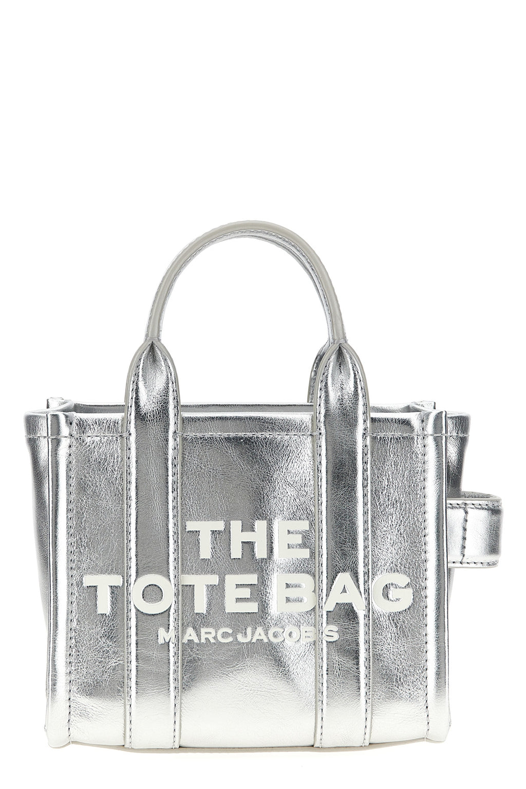 MARC JACOBS 'The Metallic Leather Crossbody Tote' crossbody bag For Women 100% cow leather (bos taurus)