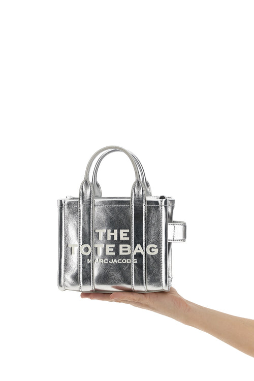MARC JACOBS 'The Metallic Leather Crossbody Tote' crossbody bag For Women 100% cow leather (bos taurus)