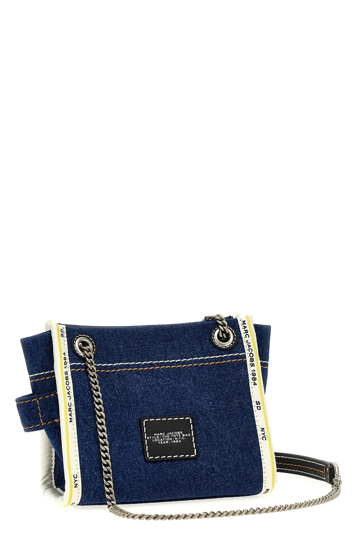 MARC JACOBS 'The Denim Chain Crossbody Tote' crossbody bag For Women 100% cotton