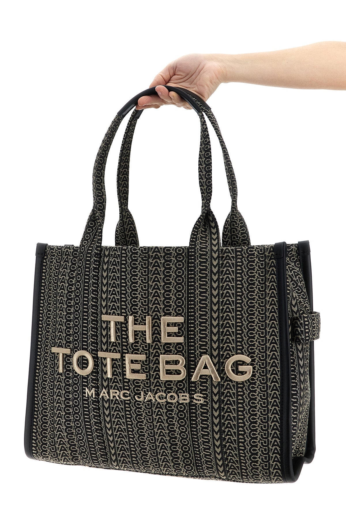 MARC JACOBS 'The Monogram Jacquard Large Tote' shopping bag For Women 60% cotton, 40% polyester