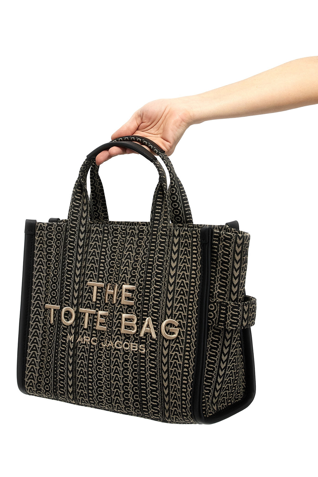 MARC JACOBS 'The Monogram Jacquard Medium Tote' shopping bag For Women 60% cotton, 40% polyester