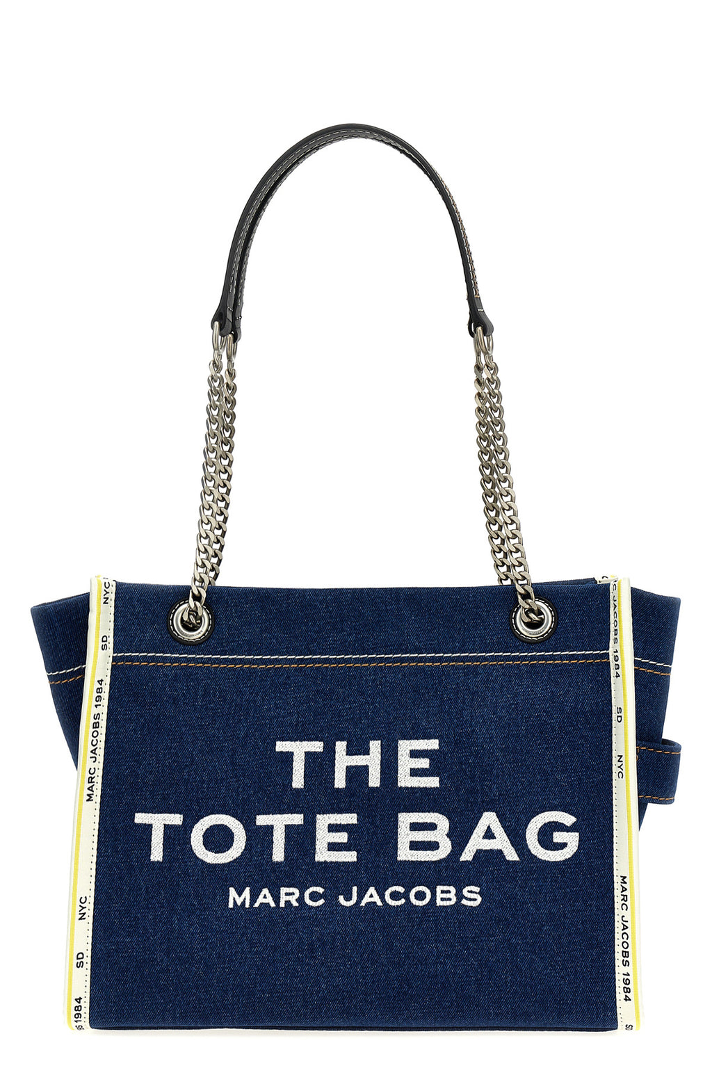 MARC JACOBS 'The Denim Chain Medium Tote' shoulder bag For Women 100% cotton