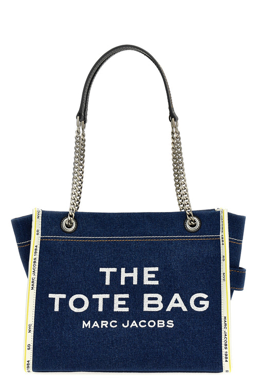 MARC JACOBS 'The Denim Chain Medium Tote' shoulder bag For Women 100% cotton