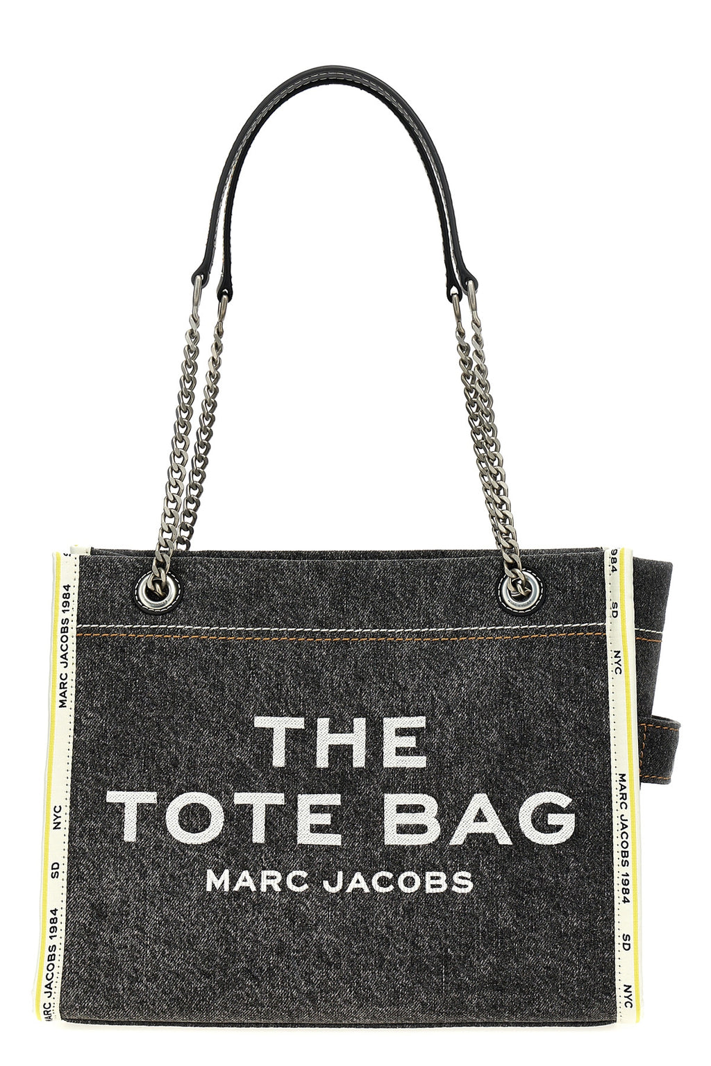 MARC JACOBS 'The Denim Chain Medium Tote' shoulder bag For Women 100% cotton
