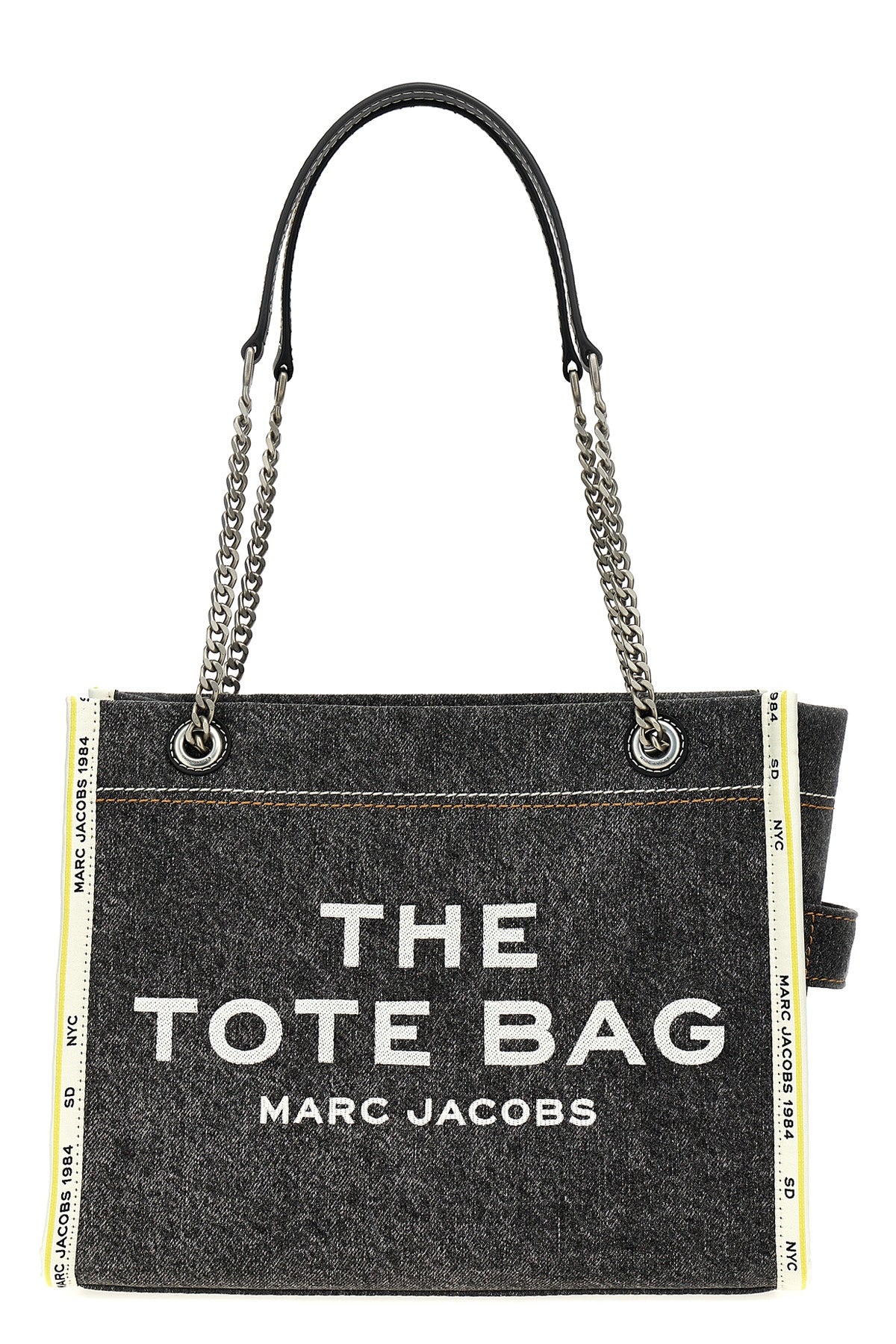 MARC JACOBS 'The Denim Chain Medium Tote' shoulder bag For Women 100% cotton