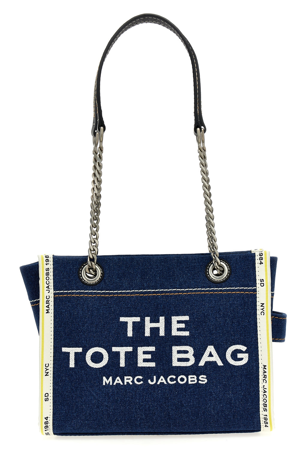 MARC JACOBS 'The Denim Chain Small Tote' shoulder bag For Women 100% cotton