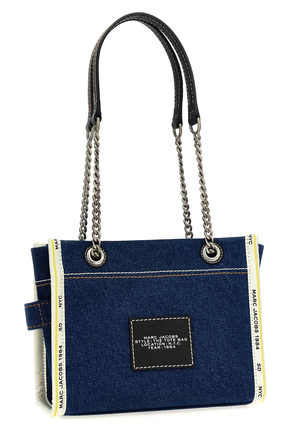 MARC JACOBS 'The Denim Chain Small Tote' shoulder bag For Women 100% cotton