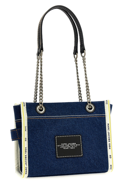 MARC JACOBS 'The Denim Chain Small Tote' shoulder bag For Women 100% cotton