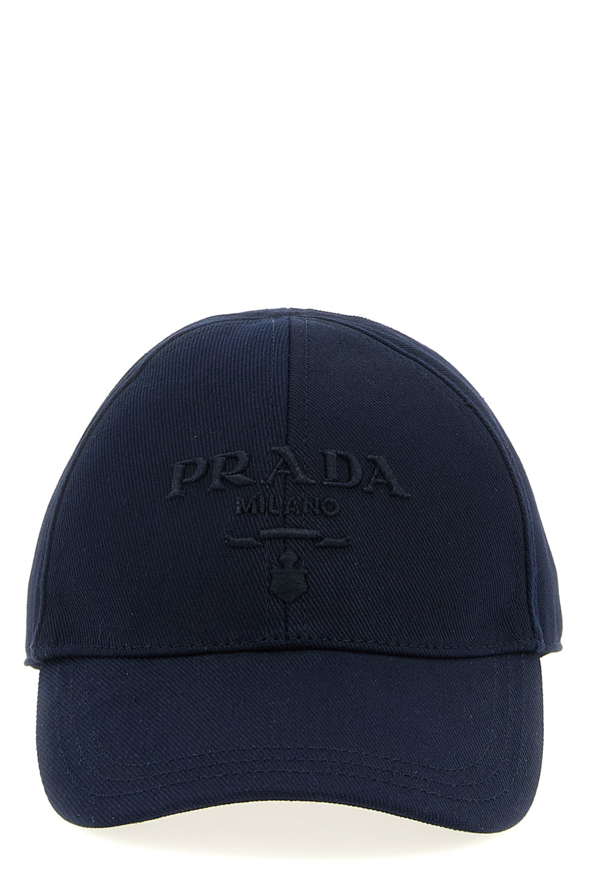 PRADA Logo embroidery cap For Men 100% cotton