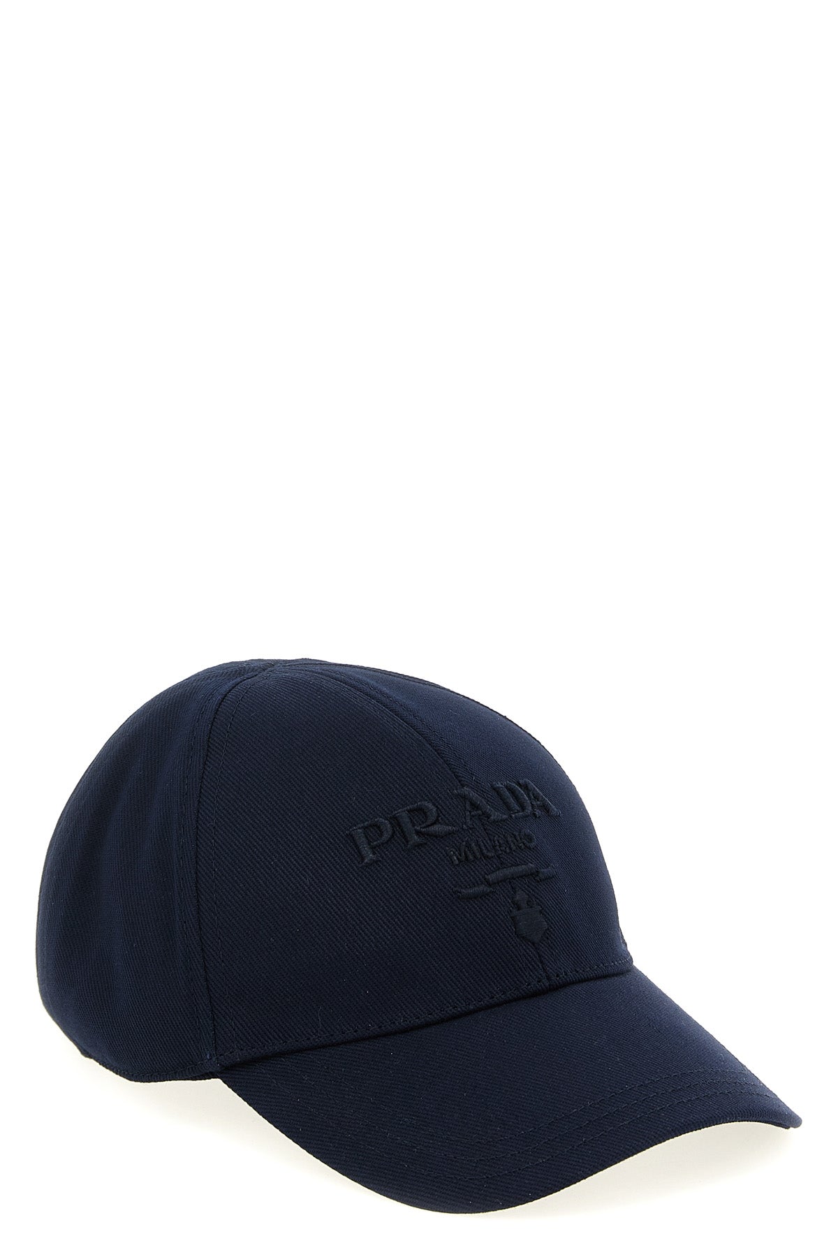 PRADA Logo embroidery cap For Men 100% cotton