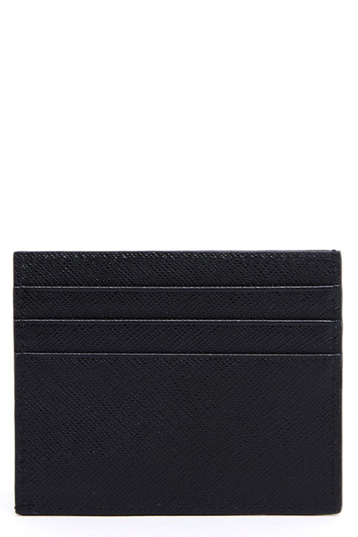 PRADA Logo card holder For Men 100% calf leather (bos taurus)