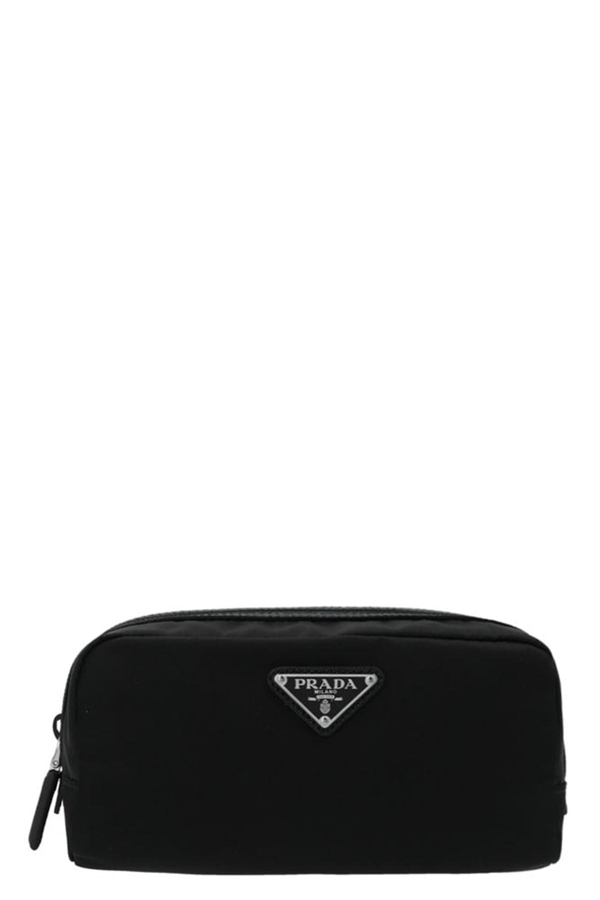 PRADA Logo necessaire For Men 100% recycled nylon