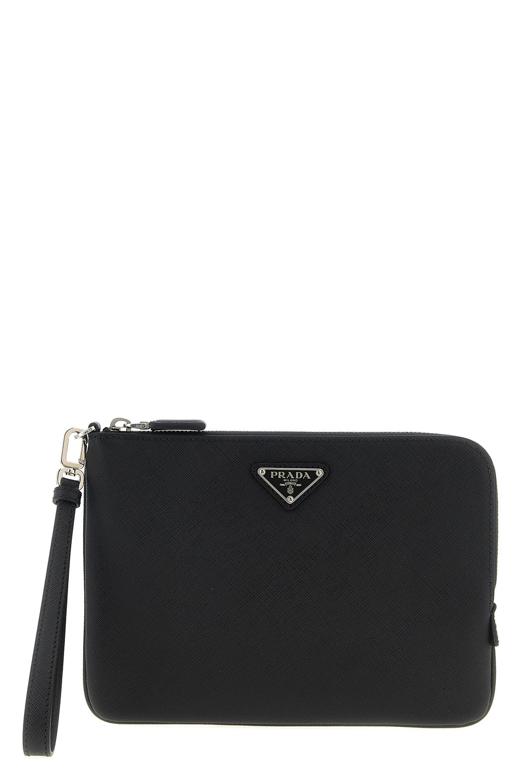 PRADA Saffiano clutch For Men 100% calfskin leather (Bos Taurus)