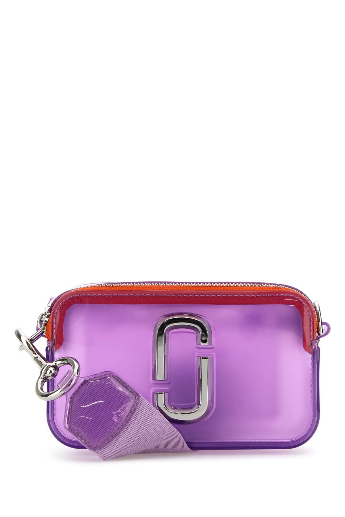 MARC JACOBS THE SNAPSHOT For Women Exterior: 100% PVC Lining: 100% Fabric Finishing: Silver metal