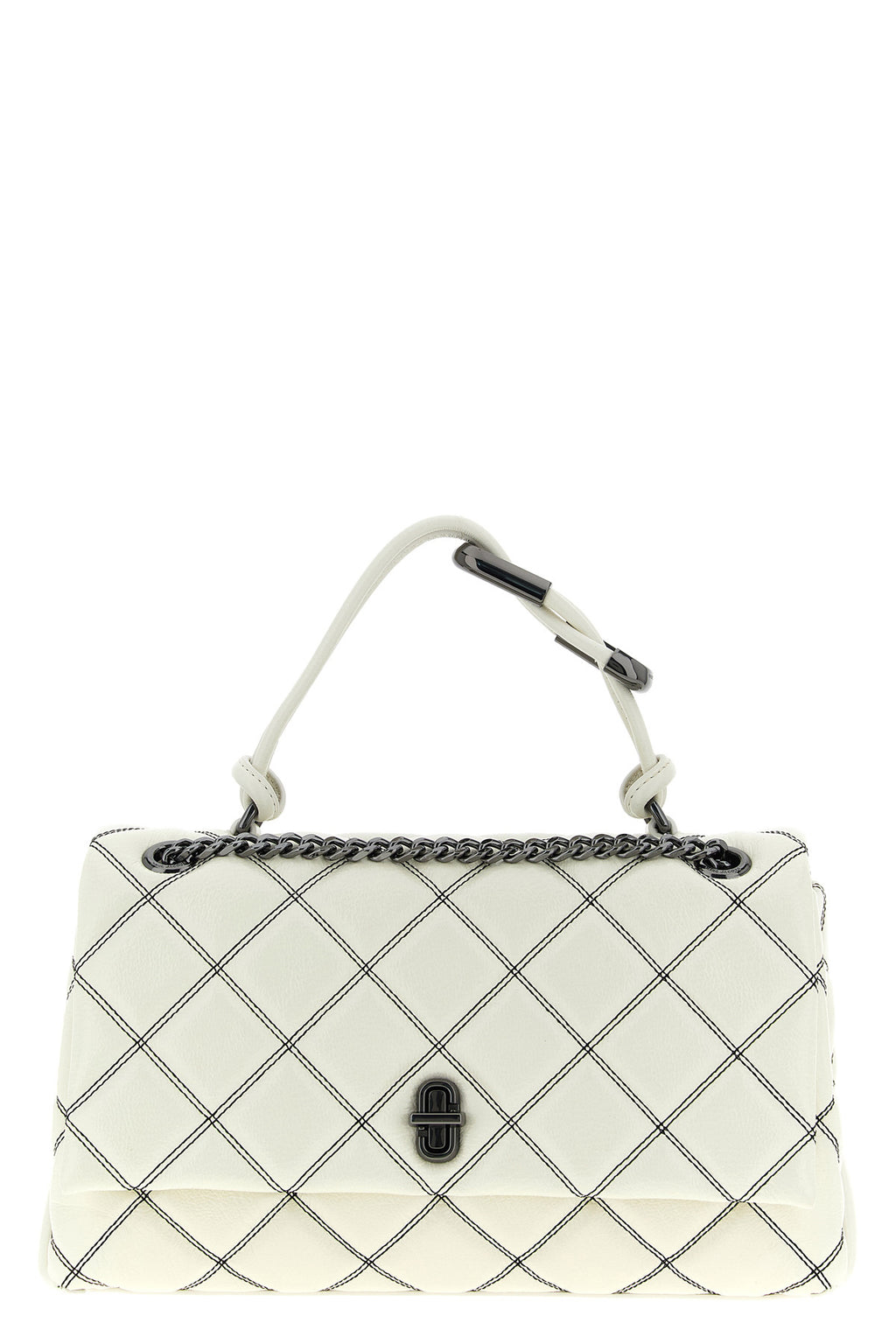 MARC JACOBS 'The Bi-Color Quilted Dual' medium shoulder bag For Women 100% cow leather (bos taurus)
