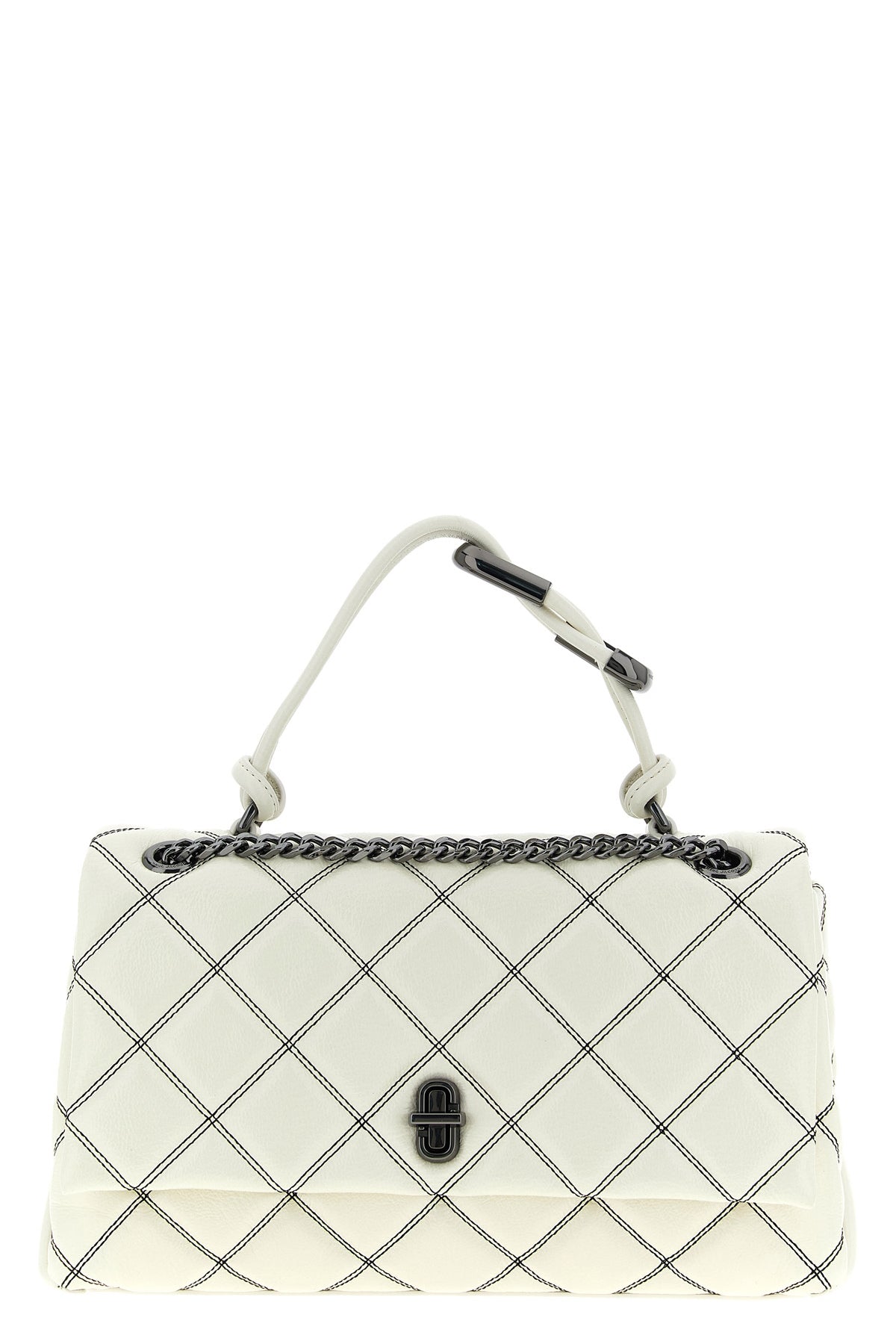 MARC JACOBS 'The Bi-Color Quilted Dual' medium shoulder bag For Women 100% cow leather (bos taurus)