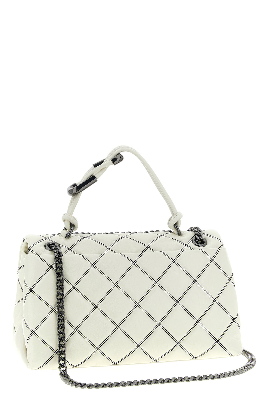 MARC JACOBS 'The Bi-Color Quilted Dual' medium shoulder bag For Women 100% cow leather (bos taurus)