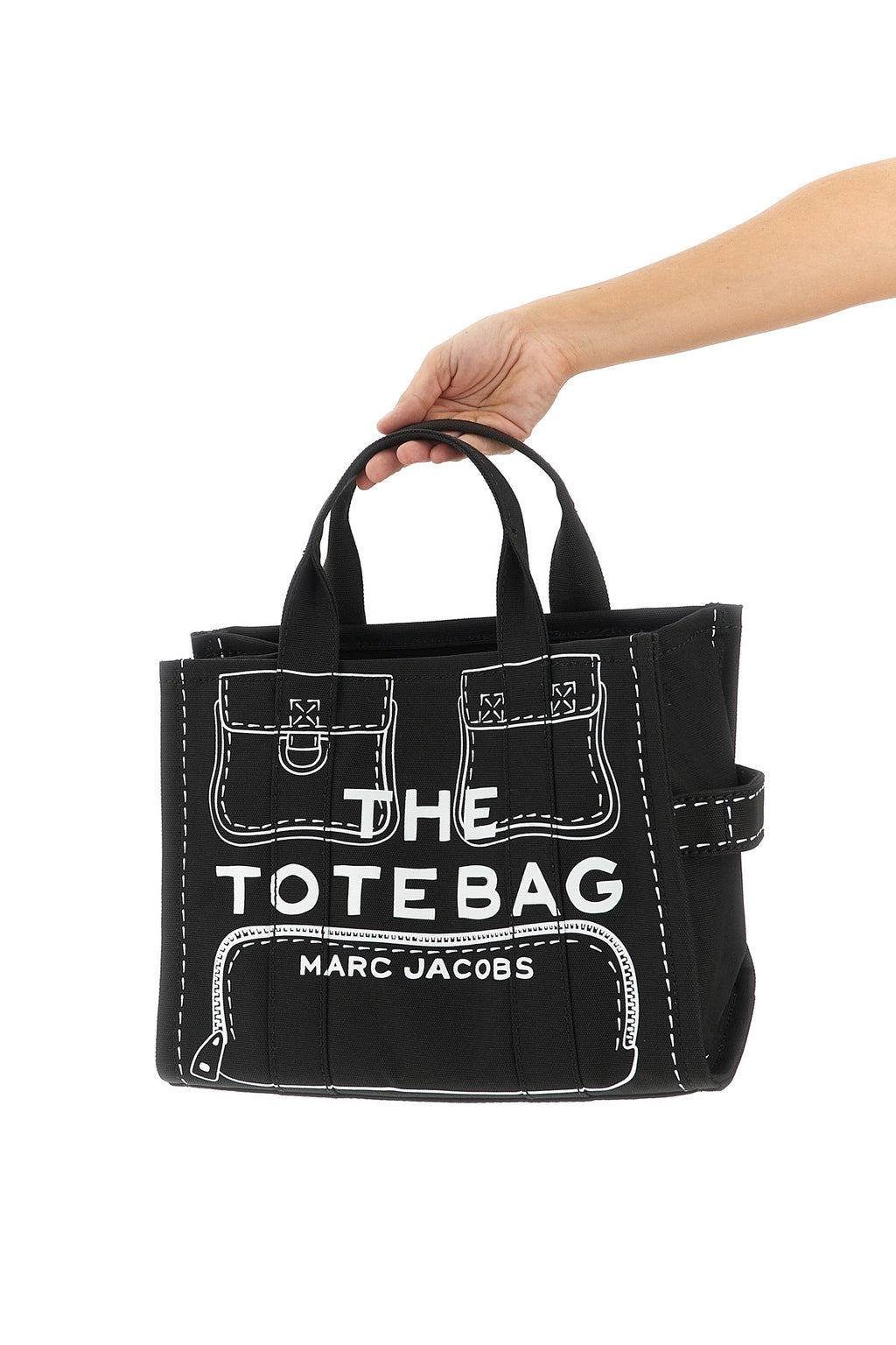 MARC JACOBS 'The TrompeL'Oeil Cargo CanvasMedium' handbag For Women 100% cotton